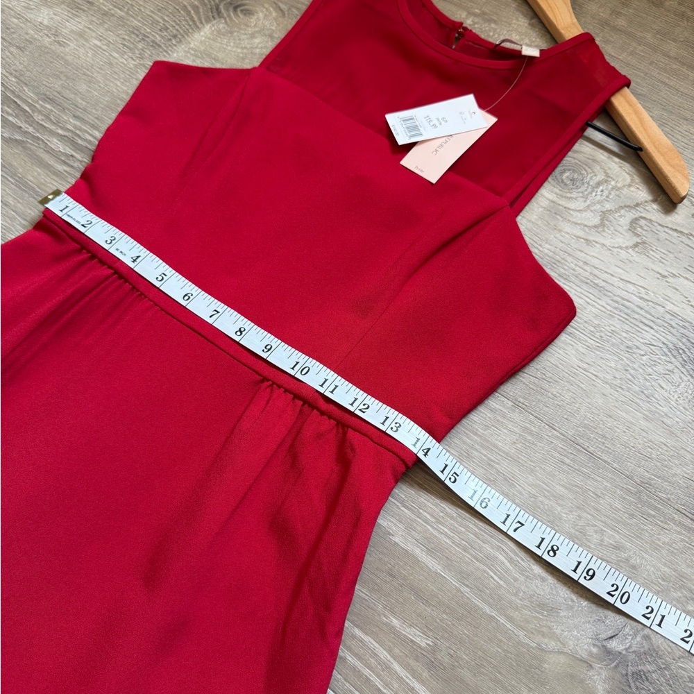 Banana Republic Vibrant Red Mini Dress-Size 6-NWT - Picture 9 of 13